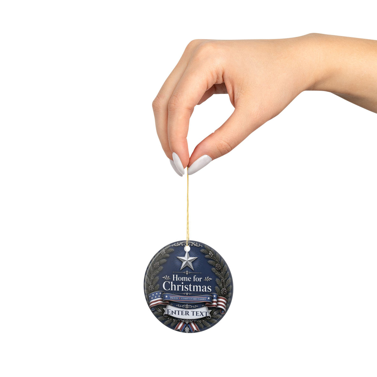 Personalized Proud Coast Guard Family Ornament