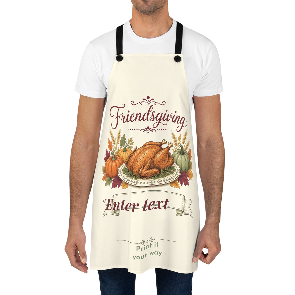 Personalized Friendsgiving Host Apron