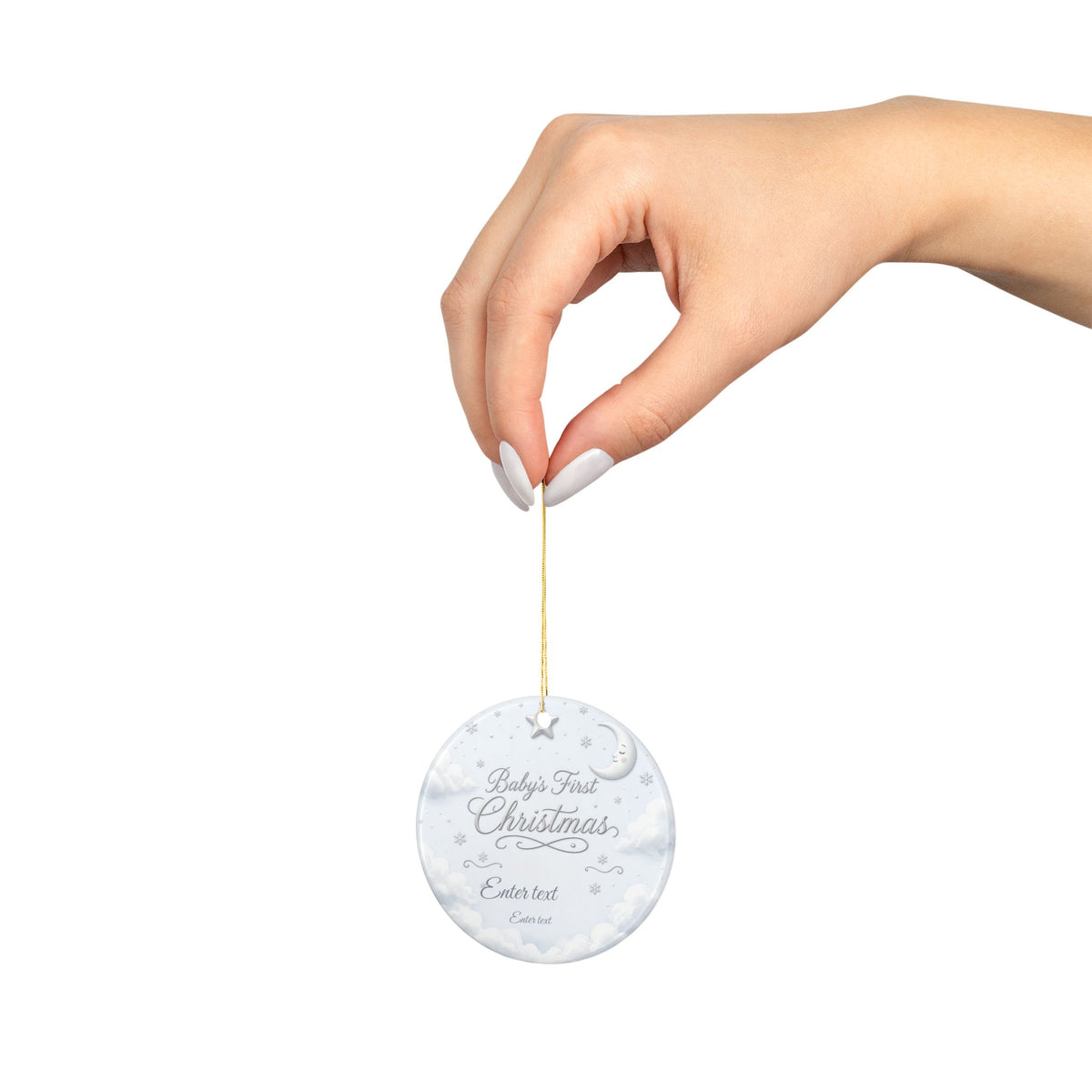 Personalized Baby's First Christmas Ornament