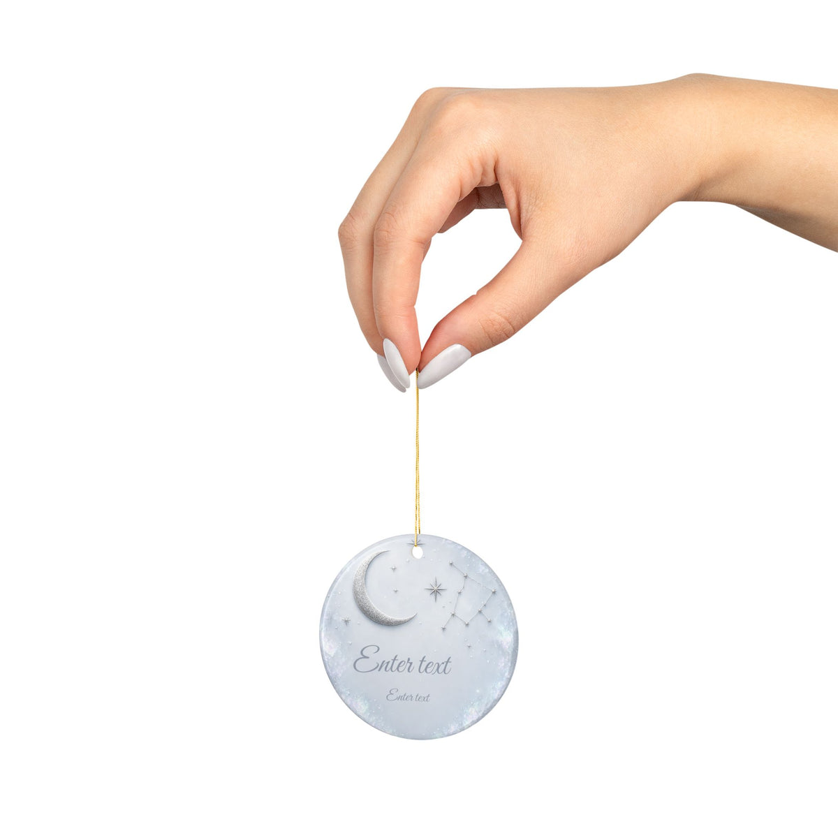 Personalized Icy Celestial Family Ornament