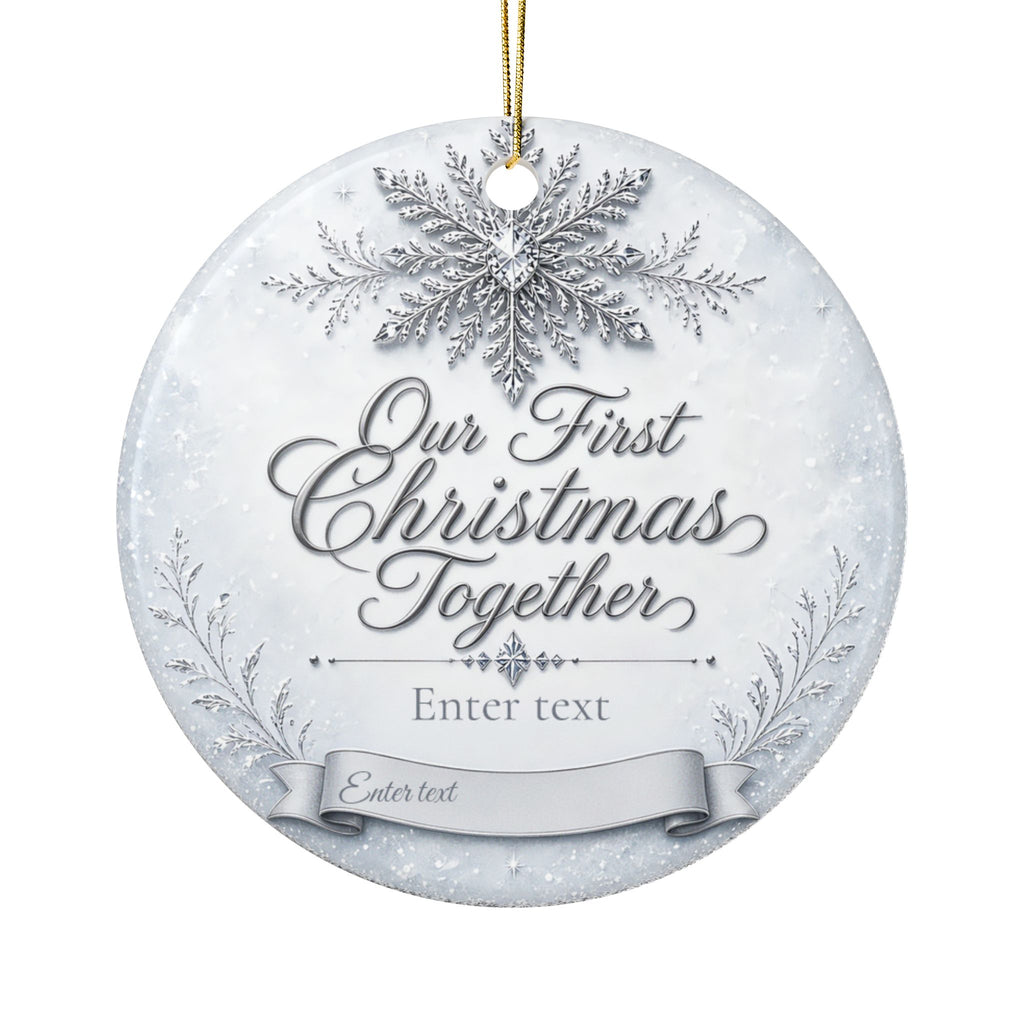 Personalized Our First Christmas Together Ornament