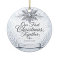 Personalized Our First Christmas Together Ornament