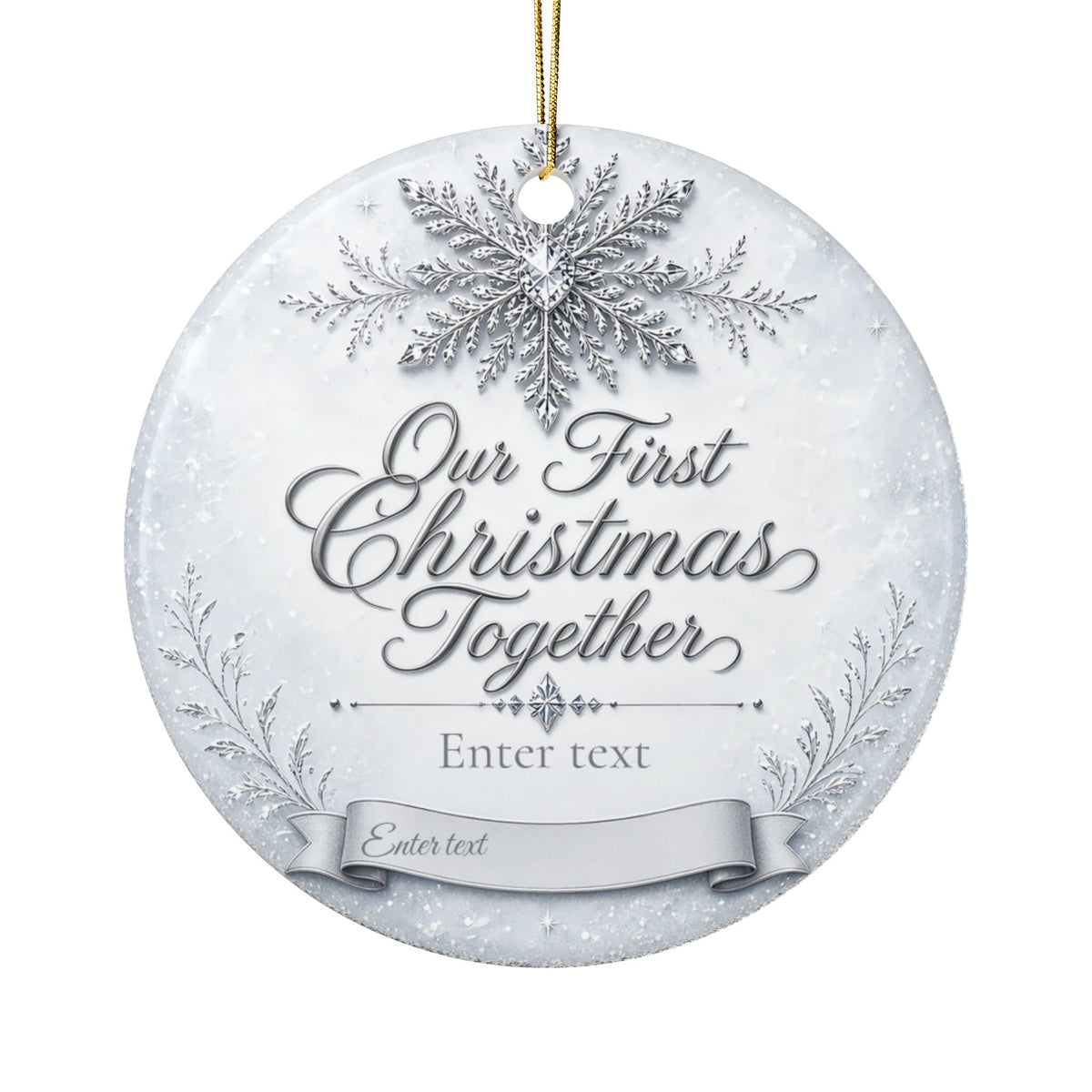 Personalized Our First Christmas Together Ornament