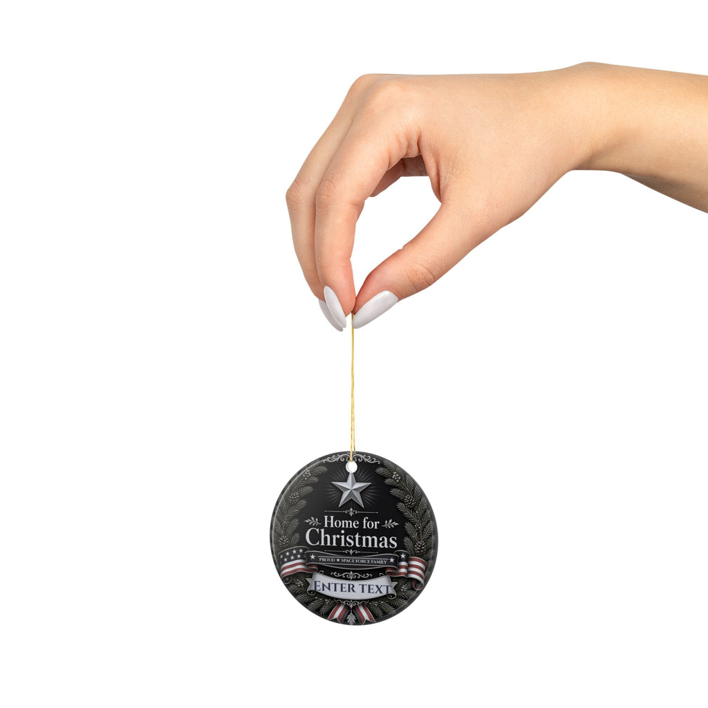 Personalized Proud Space Force Family Ornament
