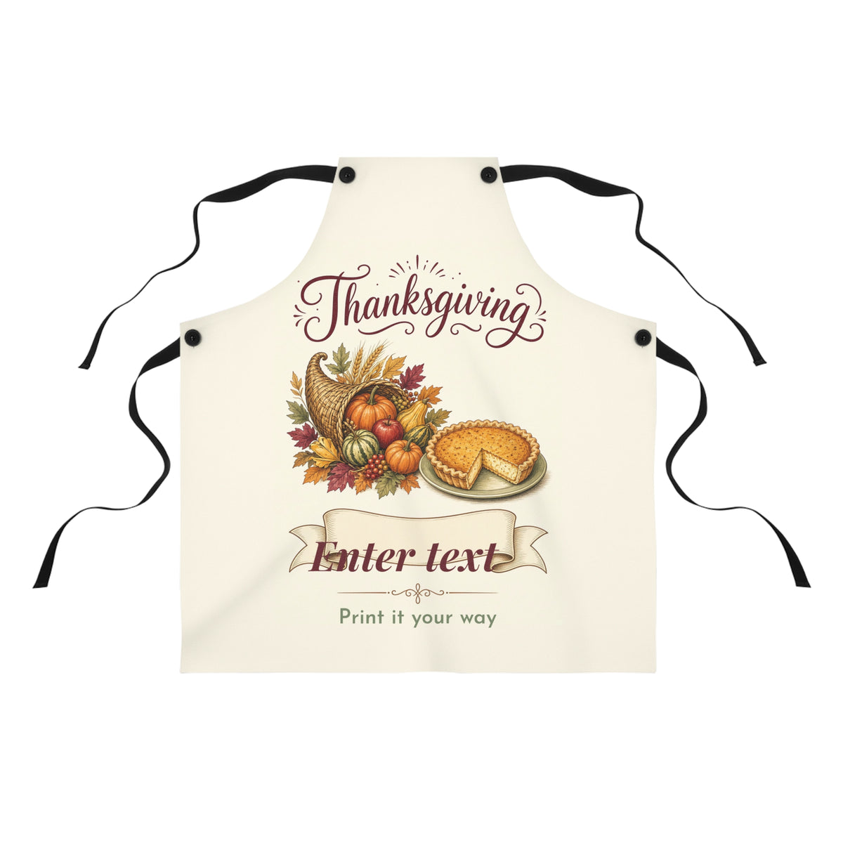 Personalized Thanksgiving Host Apron
