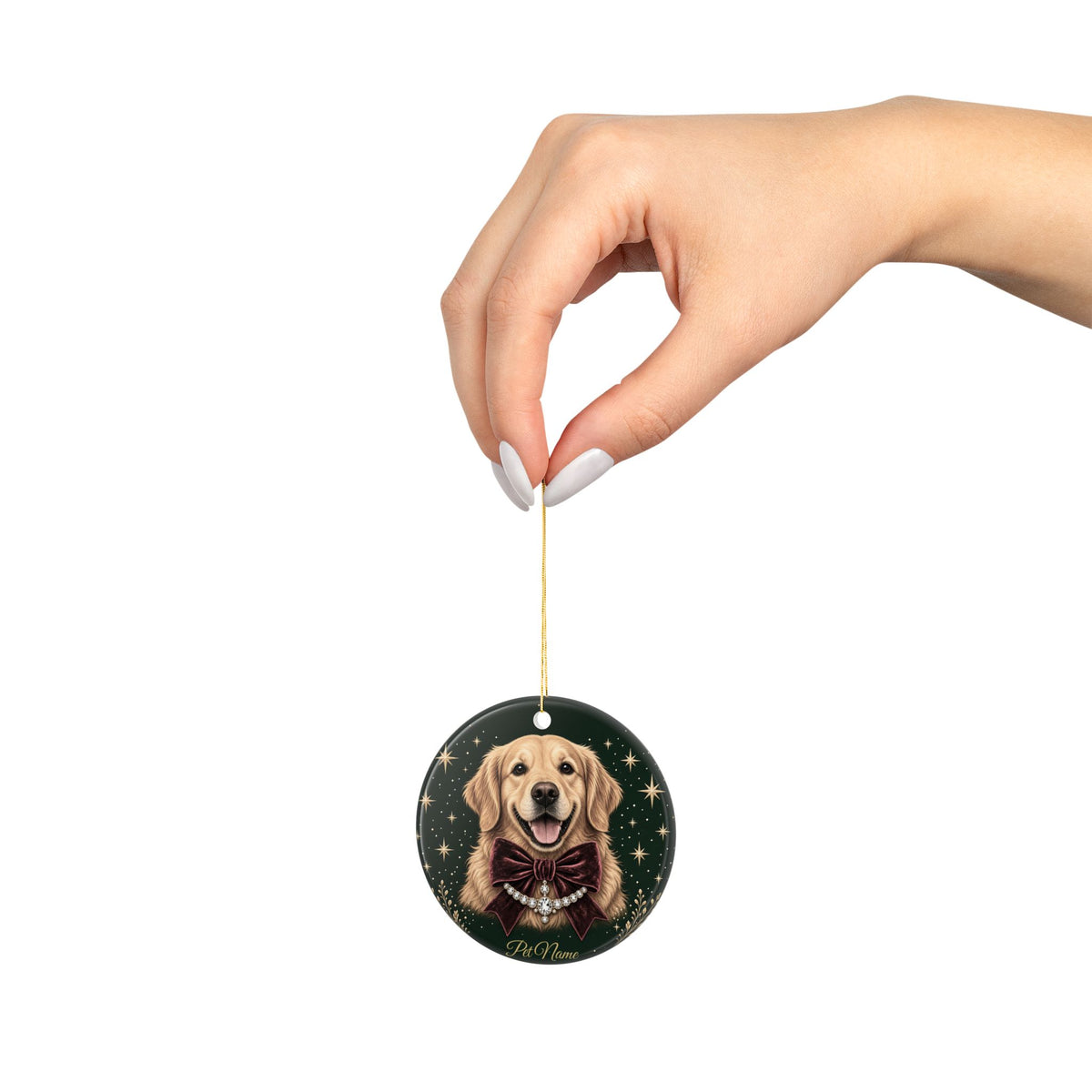 Personalized Pet First Christmas Ornament