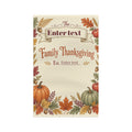 Personalized Family Thanksgiving Tea Towel