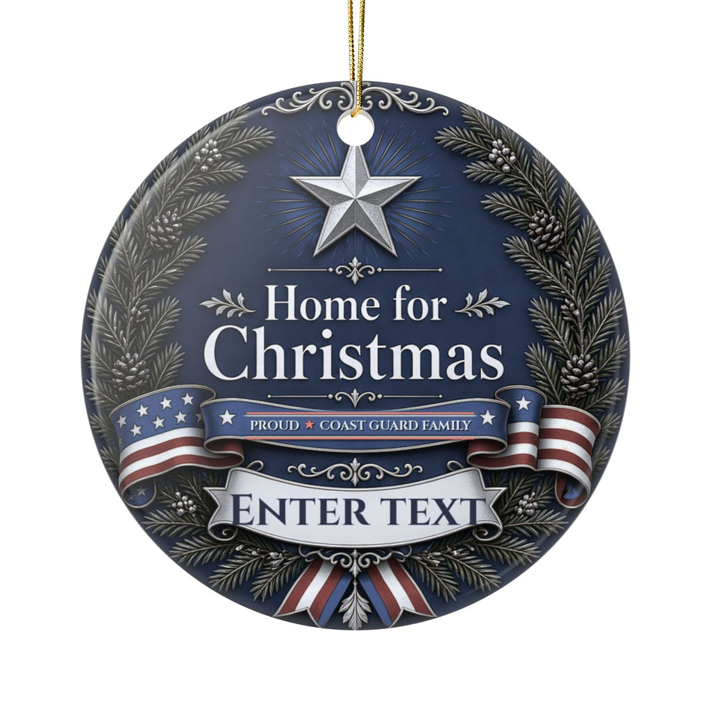 Personalized Proud Coast Guard Family Ornament