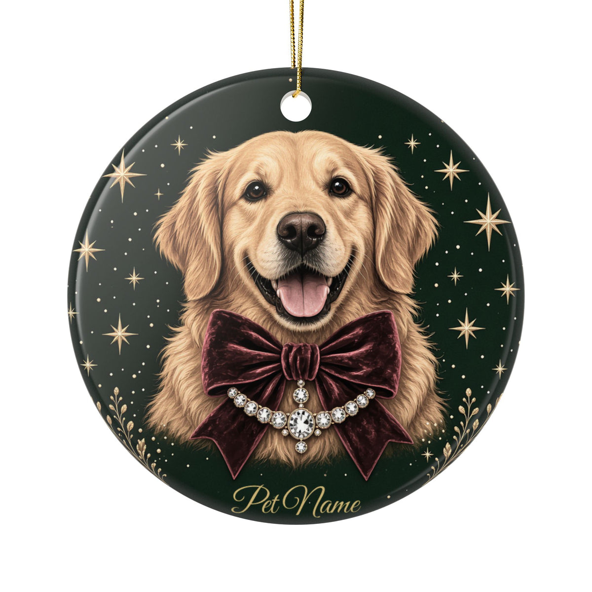 Personalized Pet First Christmas Ornament
