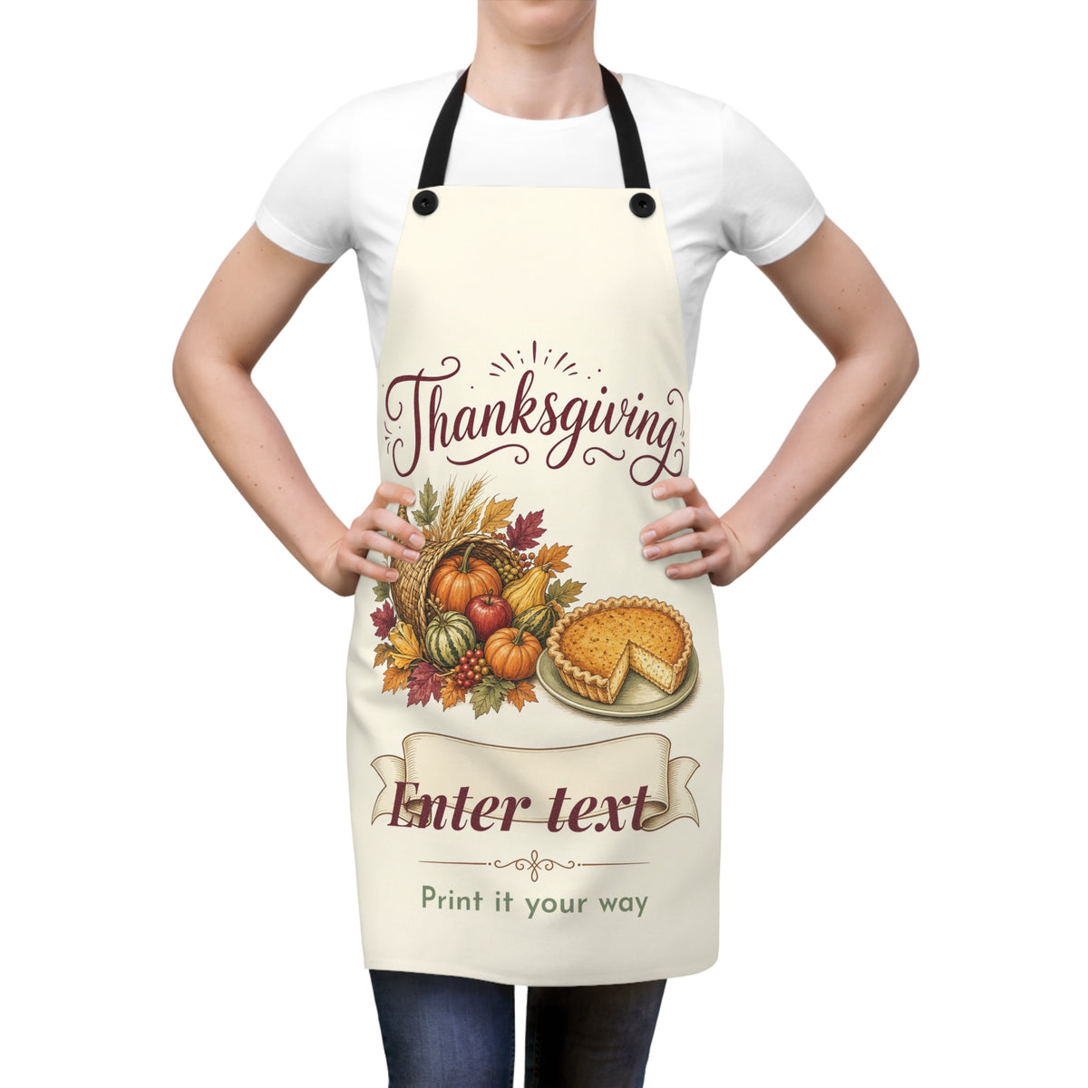 Personalized Thanksgiving Host Apron
