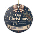 Personalized Americana 250th Family Ornament