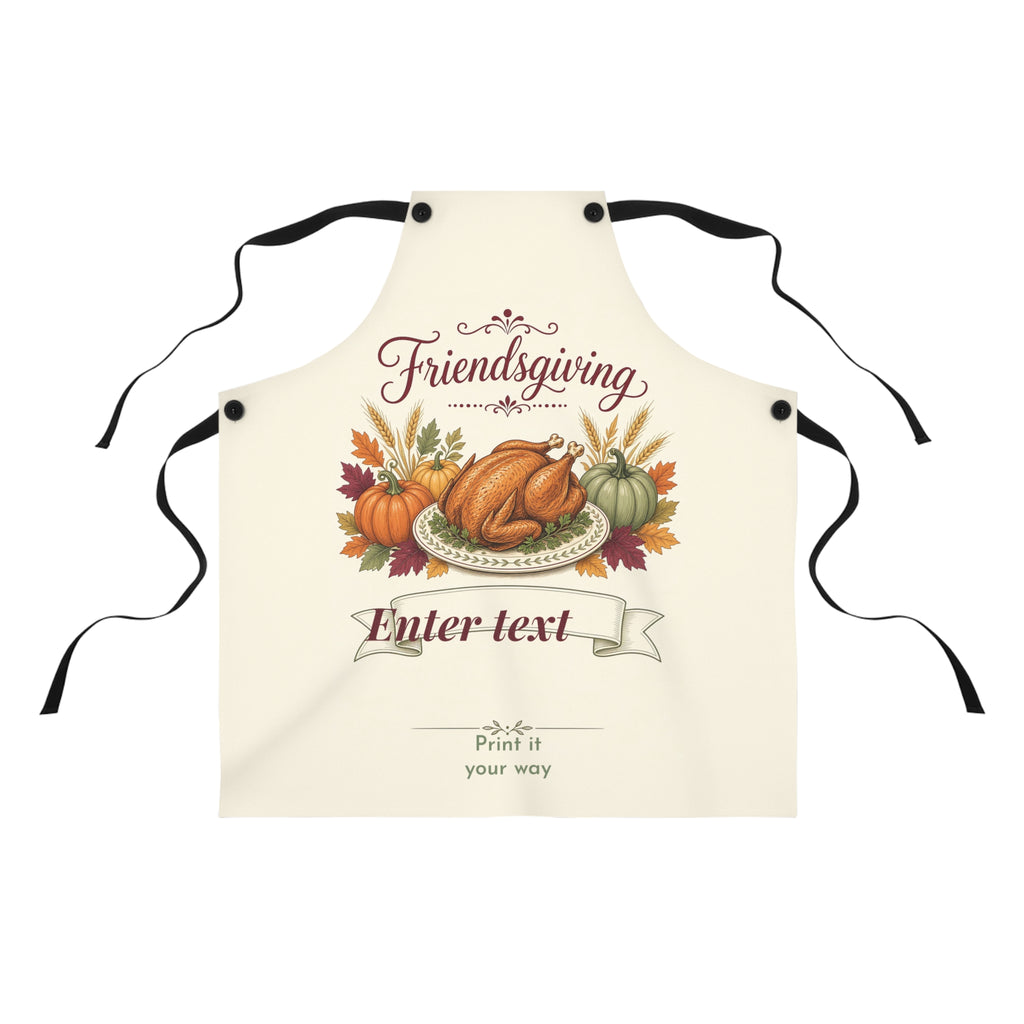 Personalized Friendsgiving Host Apron