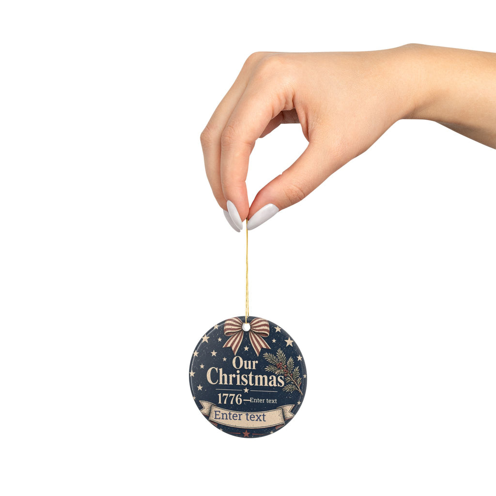 Personalized Americana 250th Family Ornament