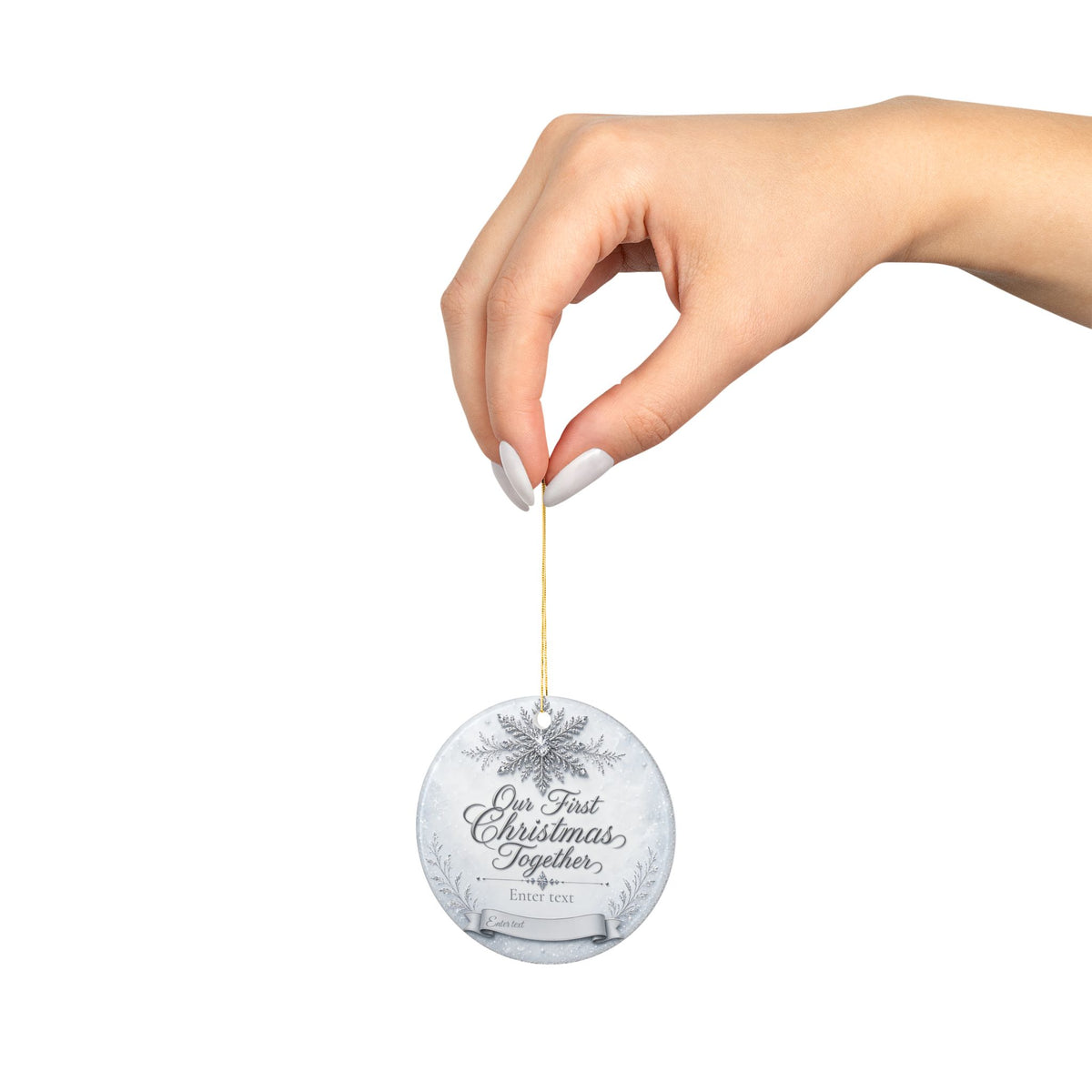 Personalized Our First Christmas Together Ornament