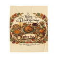 Personalized Faith Family Thanksgiving Blanket
