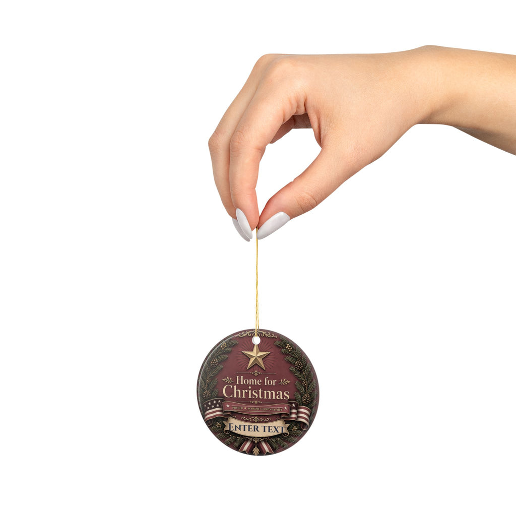 Personalized Proud Marine Corps Family Ornament